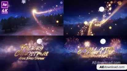 Christmas NewYear Intro Opener Openers template preview