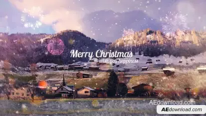 Christmas Slideshow Video Displays template preview