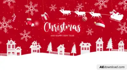 Christmas Opener I Christmas Intro 2025 Video Displays template preview