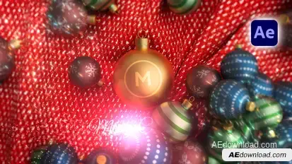 Christmas Ornament Logo Reveal Logo Stings template preview