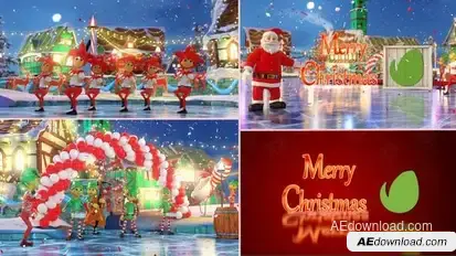 Christmas Parade Openers template preview