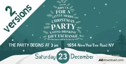 Christmas Party Invitation Openers template preview