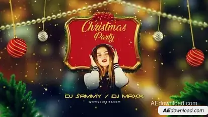 Videohive Christmas Party Invitation Opener Openers template preview