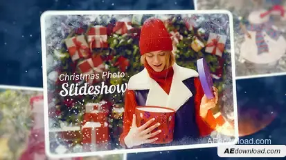 Christmas Photo Slideshow Video Displays template preview
