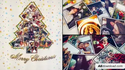 Christmas Photo Slideshow Video Displays template preview