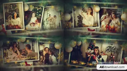 Christmas Photo Slideshow Video Displays template preview