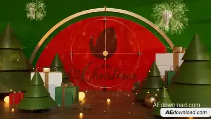 Red Room Christmas Logo broadcast-packages template preview