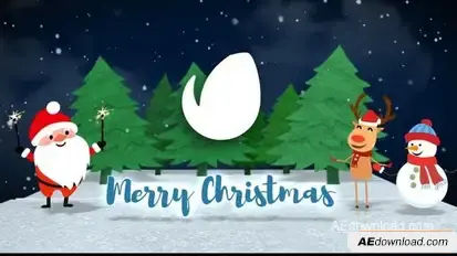 Christmas Santa House Openers template preview