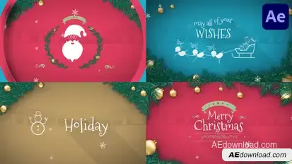 Christmas Santa Wishes for After Effects Titles template preview