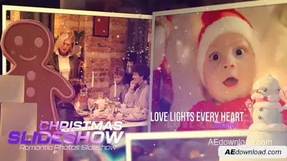 Christmas Sensitive Slideshow Gallery Video Displays template preview