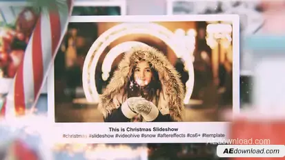 Christmas Slideshow Video Displays template preview