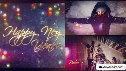 Christmas Slideshow Video Displays template preview