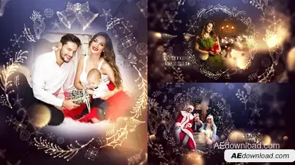 Christmas Slideshow Video Displays template preview