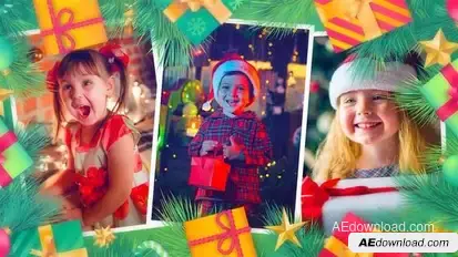 Christmas Slideshow Openers template preview