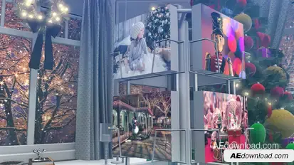 Christmas Slideshow Video Displays template preview