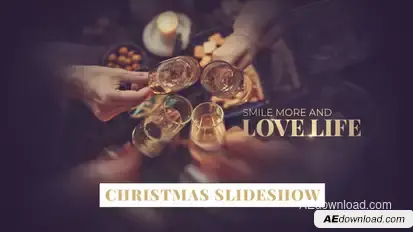Christmas Slideshow Video Displays template preview