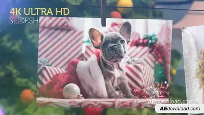 Christmas Slideshow (4K) Video Displays template preview
