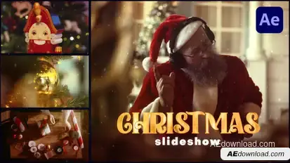 Christmas Slideshow Openers template preview