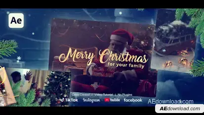 Christmas Slideshow Openers template preview