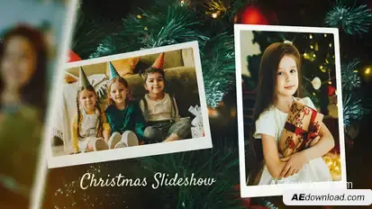Christmas Slideshow Video Displays template preview