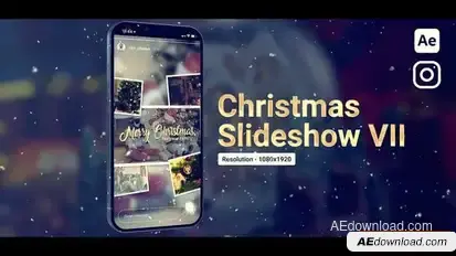 Christmas Slideshow Vertical Openers template preview
