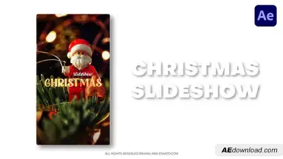 Christmas Slideshow | Vertical Openers template preview