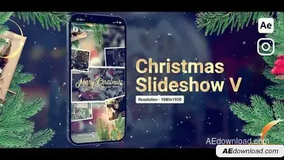Christmas Slideshow | Vertical Openers template preview