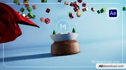 Christmas Snow Globe Logo Logo Stings template preview