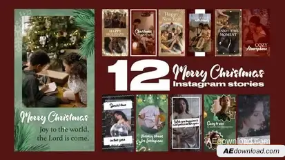 Christmas Stories 12 in 1 Openers template preview