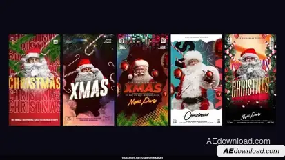 Christmas Stories Elements template preview