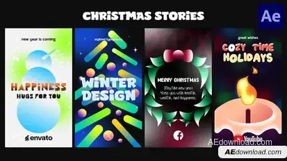 Christmas Stories | After Effects Openers template preview