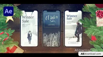 Christmas Stories II Product Promo template preview