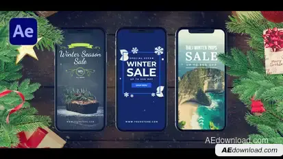 Christmas Stories III Product Promo template preview