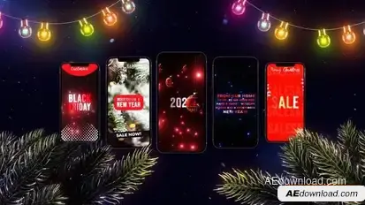 Christmas Stories Sale | Black Friday Openers template preview