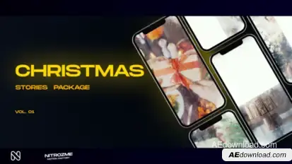 Christmas Stories Vol. 01 Video Displays template preview