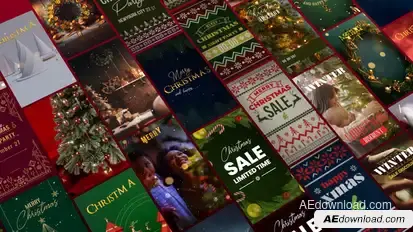 Christmas Story & Reels v3 broadcast-packages template preview