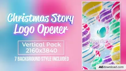 Christmas Story Logo Opener Logo Stings template preview