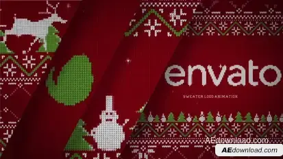 Christmas Sweater Logo Logo Stings template preview