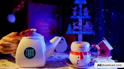 Christmas Tea Opener Product Promo template preview