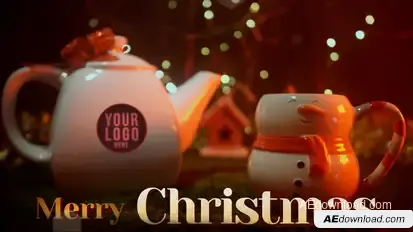 Christmas Tea Time Product Promo template preview