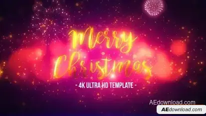 Christmas Titles Openers template preview