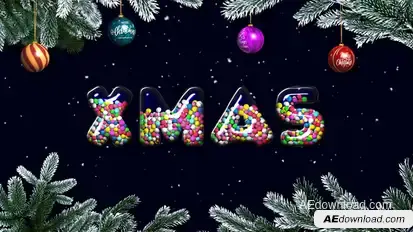 Christmas Titles Titles template preview