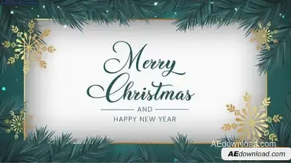 Christmas Titles Openers template preview