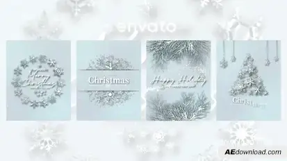 Christmas Titles Titles template preview