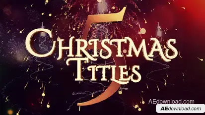 Christmas Titles 5 Titles template preview