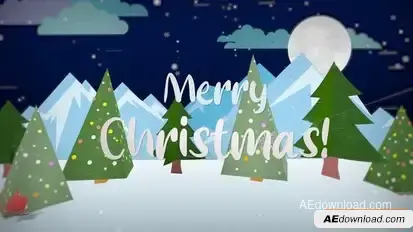 Christmas Town Logo Reveal Openers template preview