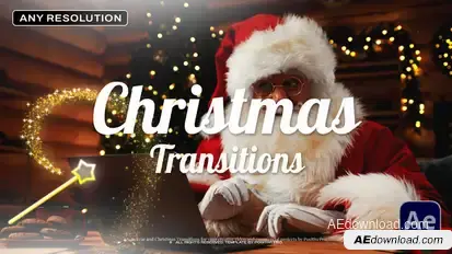 Christmas Transitions Elements template preview