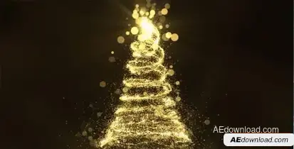 Christmas Tree Logo Stings template preview