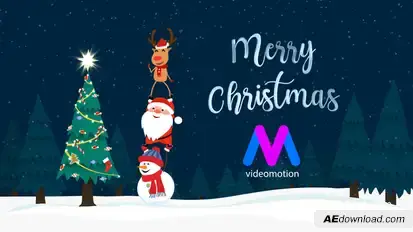 Christmas Tree Logo Stings template preview