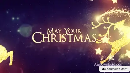 Christmas Wishes 2024 Titles template preview